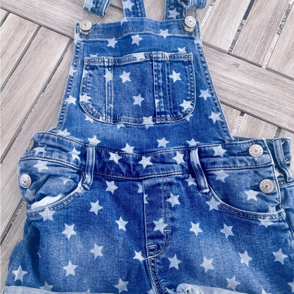 Blue Starry Kids Overalls
